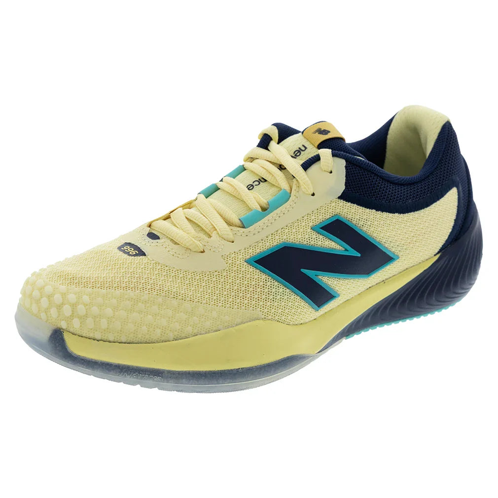 Women's FuelCell 996v6 B Width Court Shoes Parchment and Navy