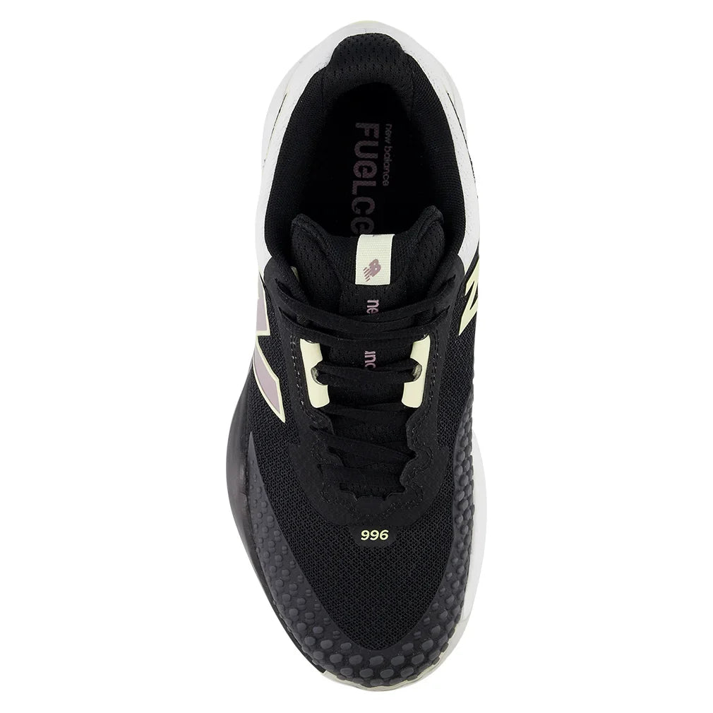Women's FuelCell 996v6 B Width Court Shoes Black and White