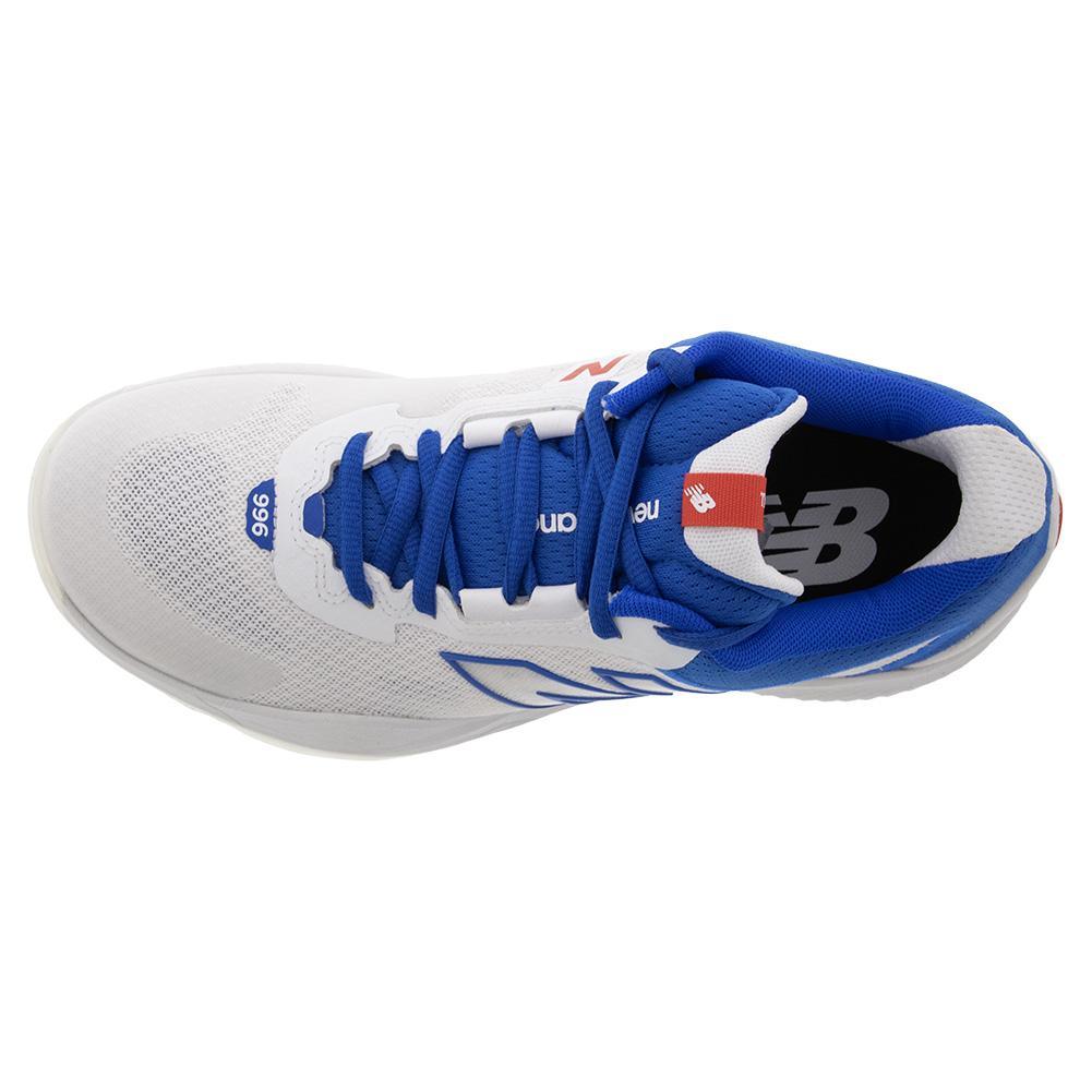 Women's FuelCell 996v6 D Width Pickleball Court Shoes White and Navy
