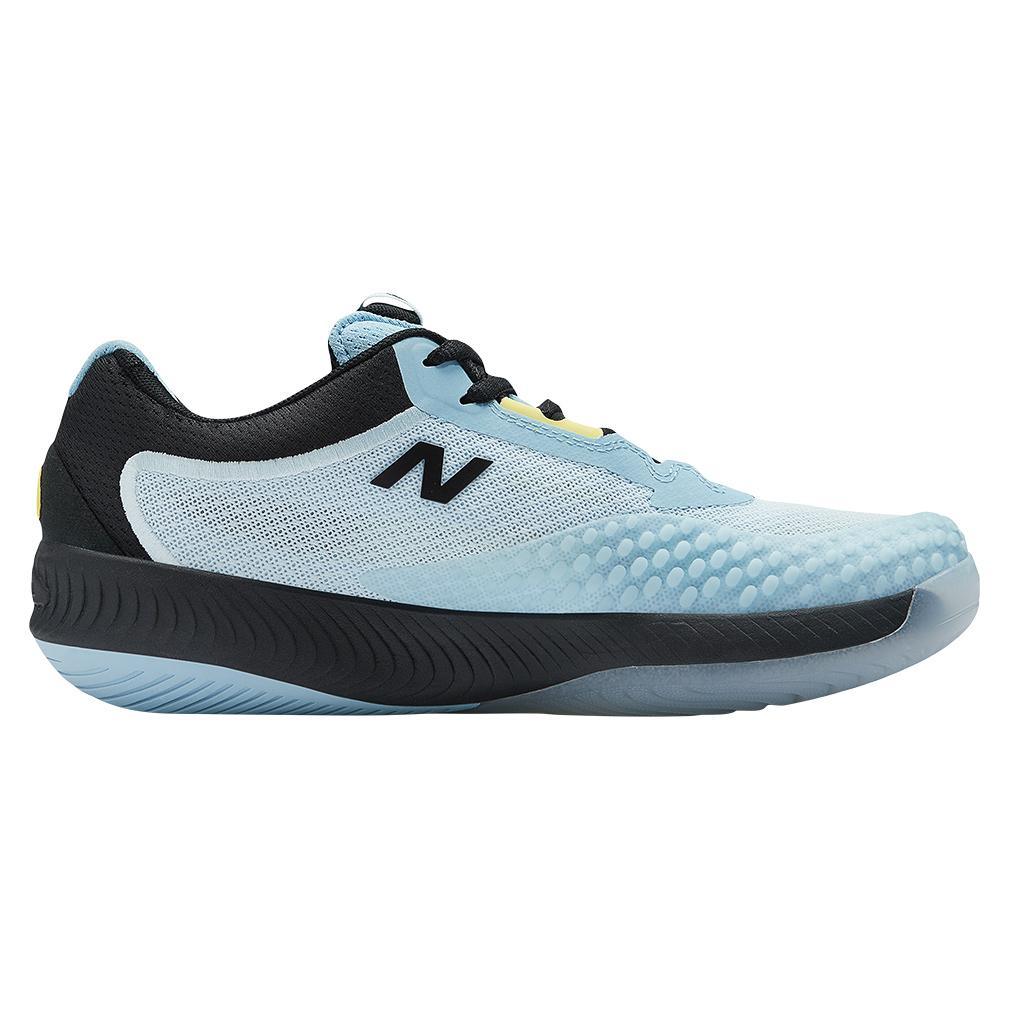 Women's FuelCell 996v6 B Width Court Shoes Quarry Blue and Black