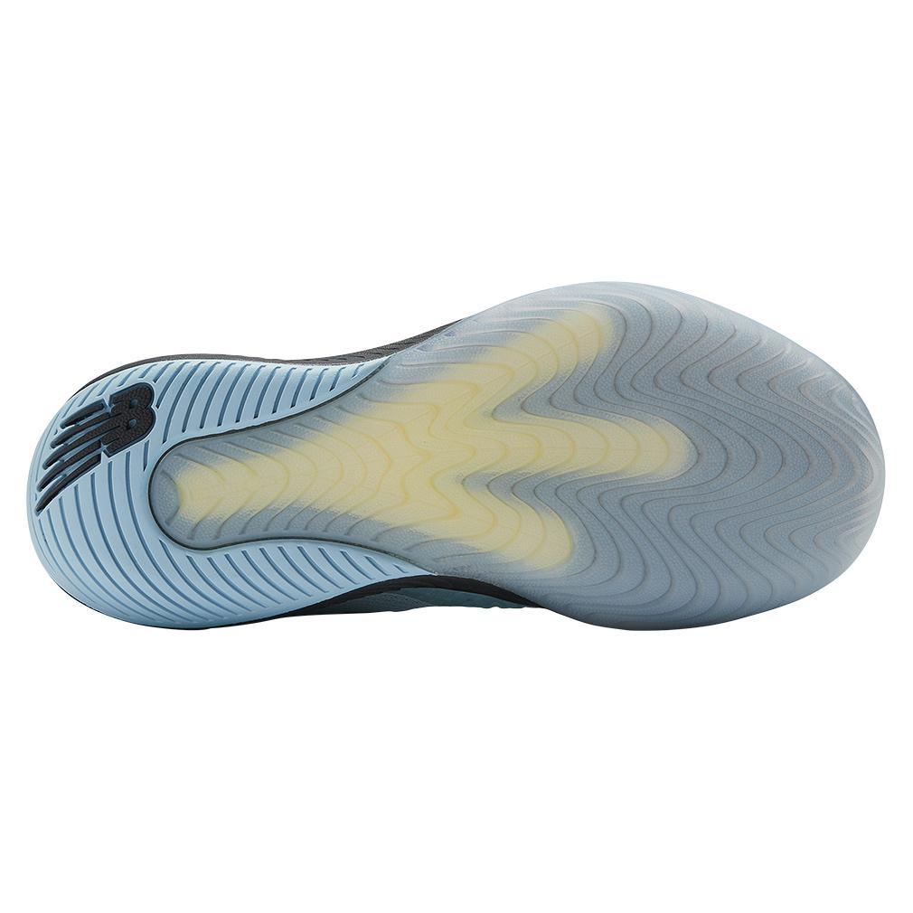Women's FuelCell 996v6 B Width Court Shoes Quarry Blue and Black