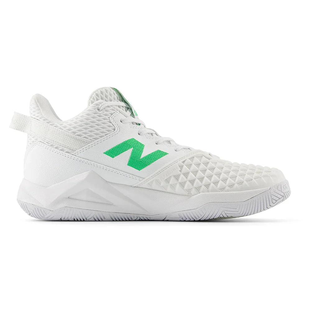 Women's Coco CG2 D Width Court Shoes White and Green Apple
