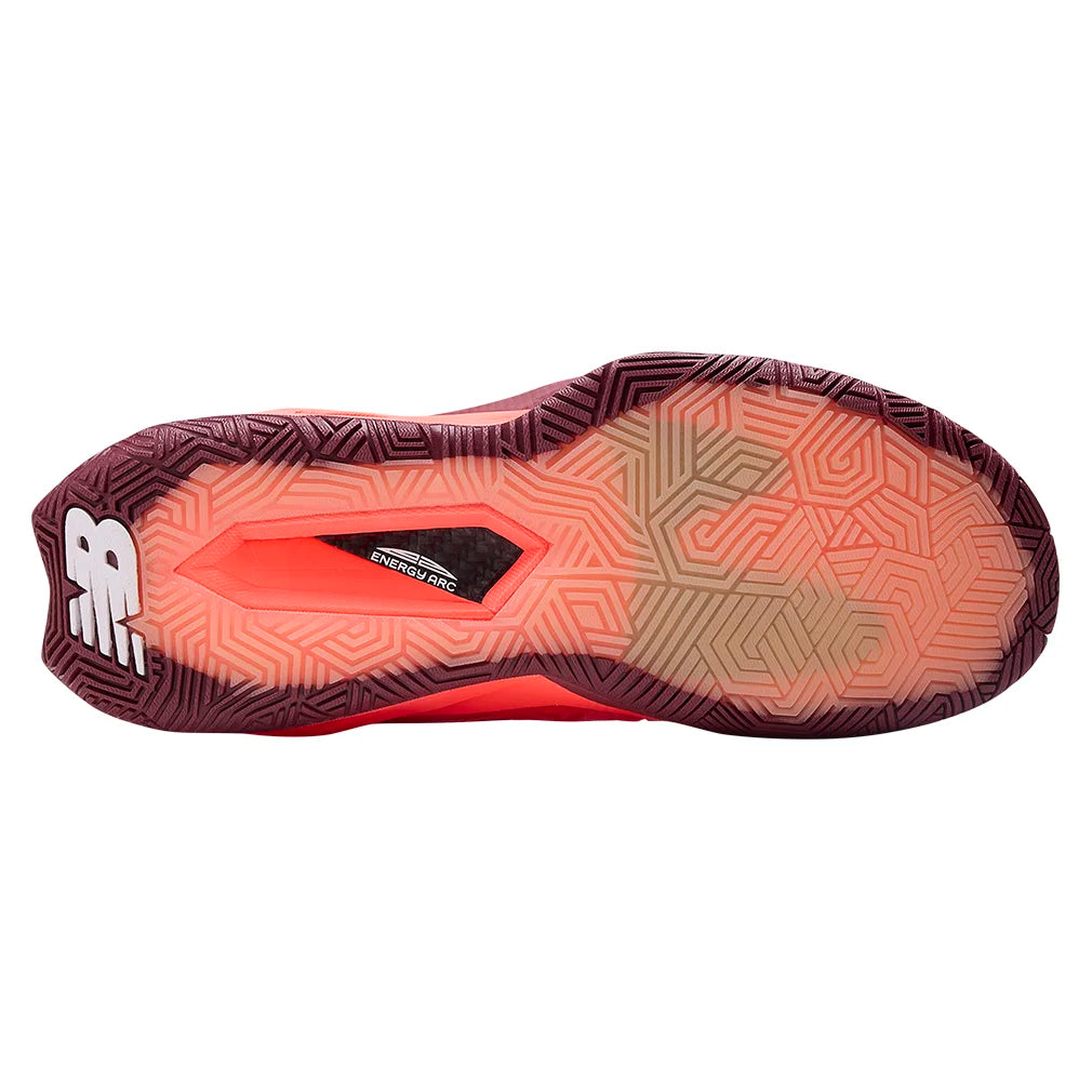 Women's Coco CG2 B Width Court Shoes Urgent Red and Monarch Burgundy