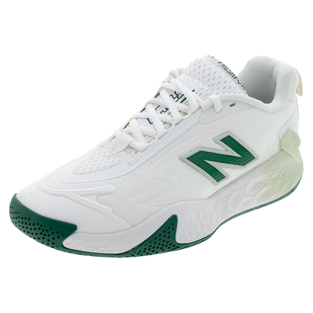Women's Fresh Foam X CT-Rally B Width Court Shoes White and Marsh Green