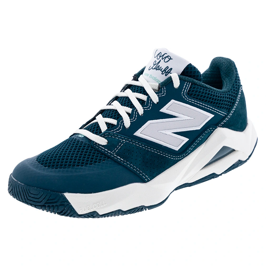 Women's Coco Delray D Width Court Shoes NB White and Deep End