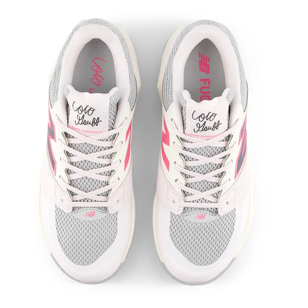 Women's Coco Delray B Width Court Shoes Pink Salt and Black