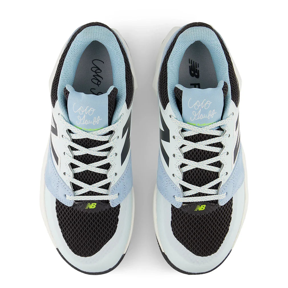Women's Coco Delray B Width Tennis Shoes Glint Blue and Black-Footwear-New Balance-, [current_file_name-Tennis Express
