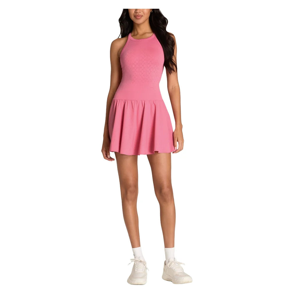 Women's On the Daily Perforated Dress Chateau Rose, Wilson, Pickleball Express, WE00194P051001-F26-2