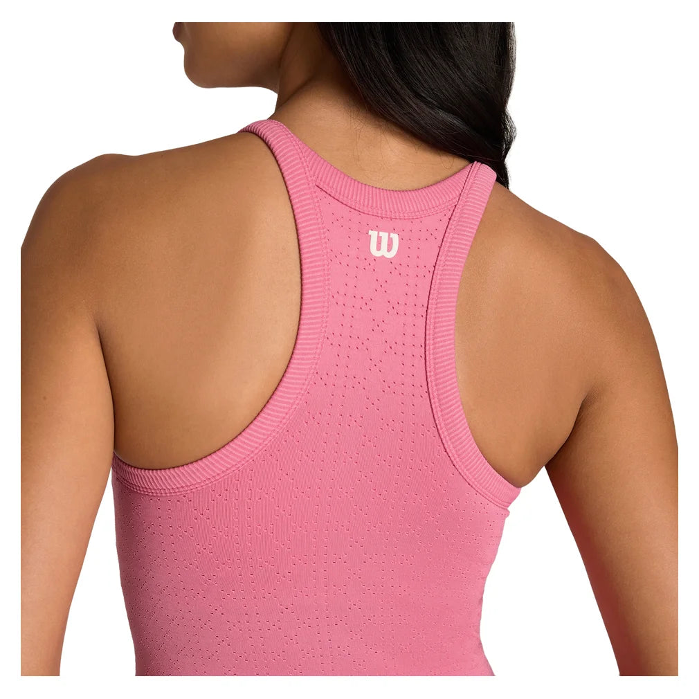 Women's On the Daily Perforated Dress Chateau Rose, Wilson, Pickleball Express, WE00194P051001-F26-5