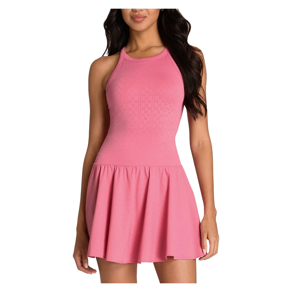 Women's On the Daily Perforated Dress Chateau Rose, Wilson, Chateau Rose, Pickleball Express, WE00194P051001-F26-CHATEAU-ROSE-1