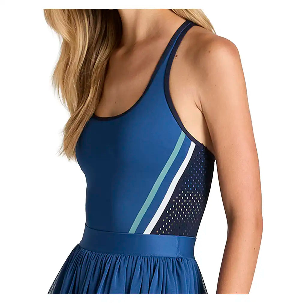 Women's Headliner Seam Sealed Dress Blue Quartz and Classic Navy