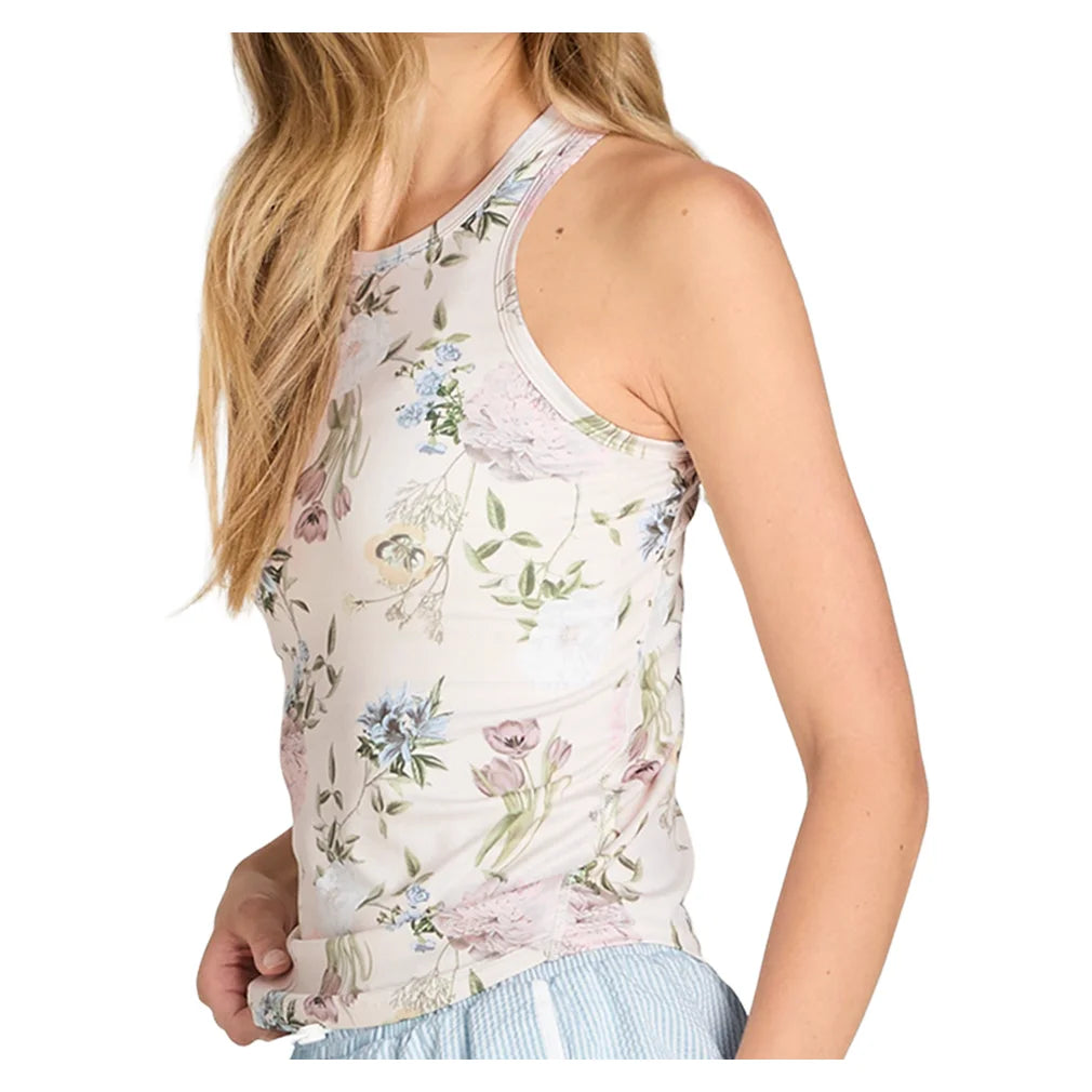 Women's Fieldhouse Tank Floral Print, Wilson, Pickleball Express, WE00317Z012001-3