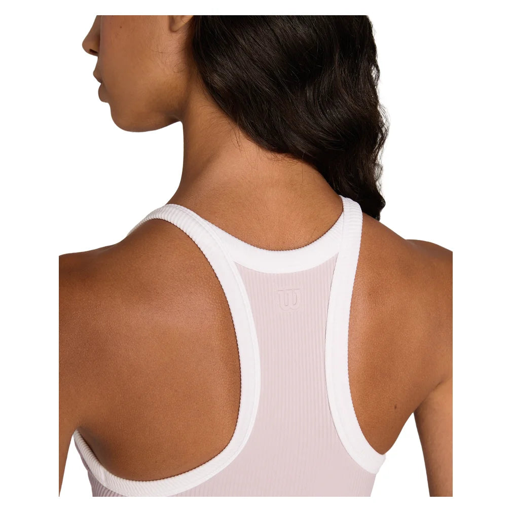 Women's On the Daily Dress Lilac Ash and Bright White, Wilson, Pickleball Express, WE00536L013001-F26-3