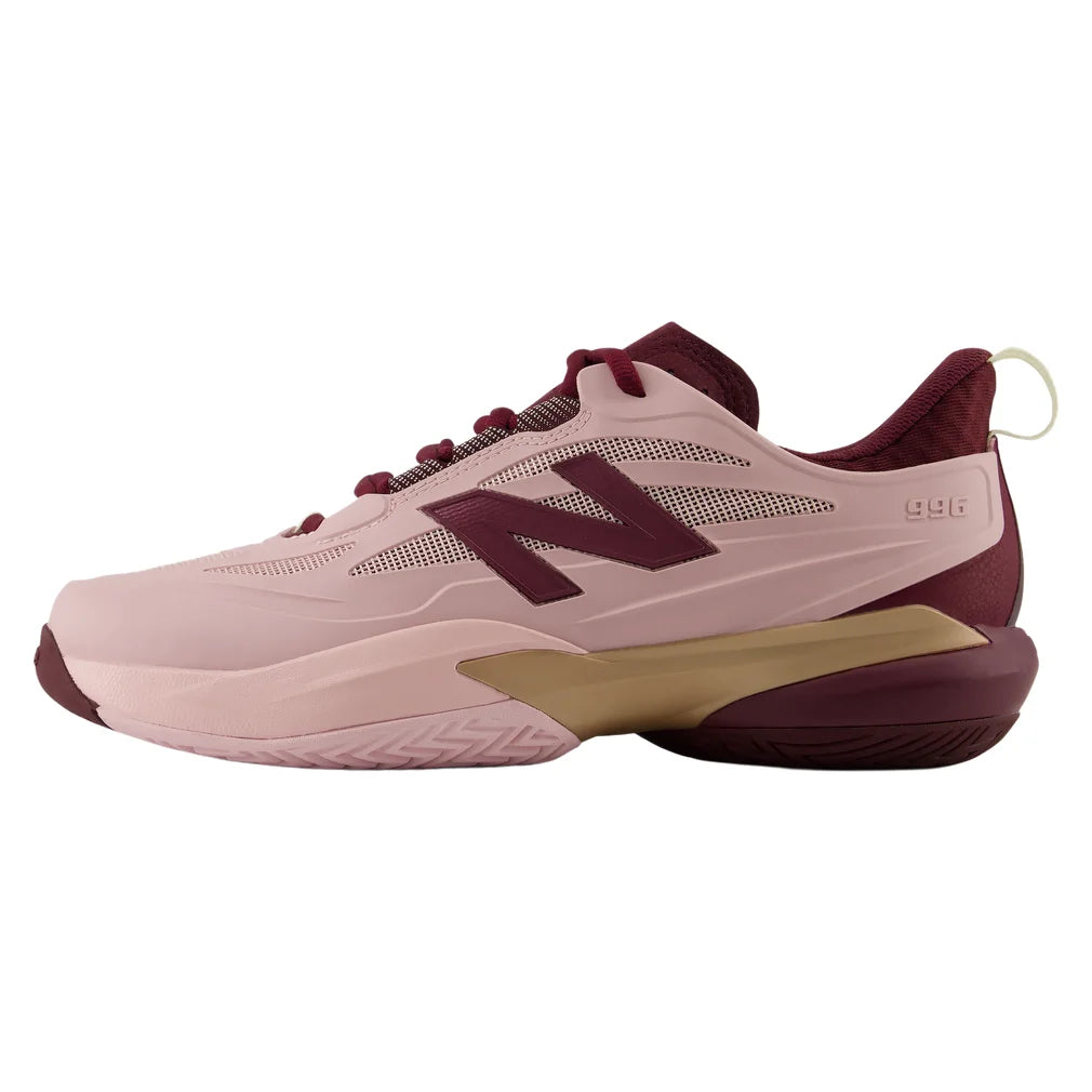 Women's FuelCell 996v7 B Width Shoes Pink Chalk and Podium Red, New Balance, Pickleball Express, WH996458B-F26-1
