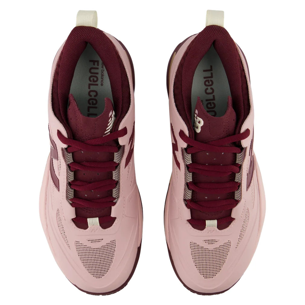 Women's FuelCell 996v7 B Width Shoes Pink Chalk and Podium Red, New Balance, Pickleball Express, WH996458B-F26-3