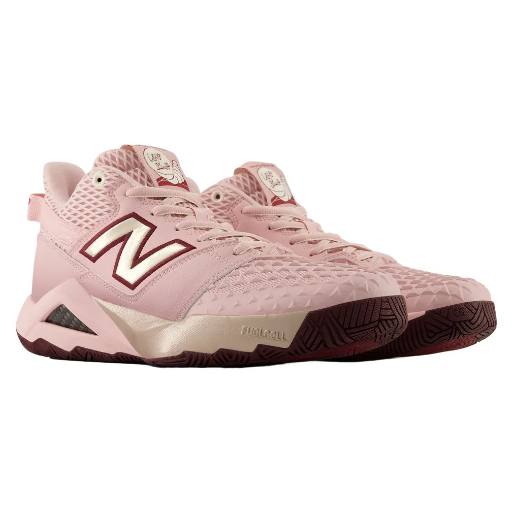 Women's Coco CG2 D Width Shoes Pink Chalk and Mulled Wine, New Balance, Pickleball Express, WHCOC2L3D-F26-8