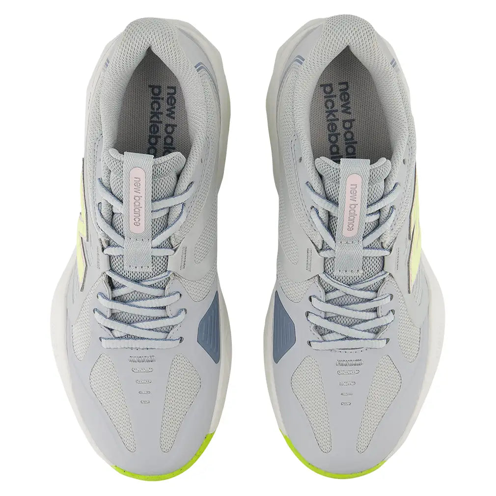 Women's SmashStep PKL B Width Pickleball Shoes Light Zinc Blue and Pink Granite
