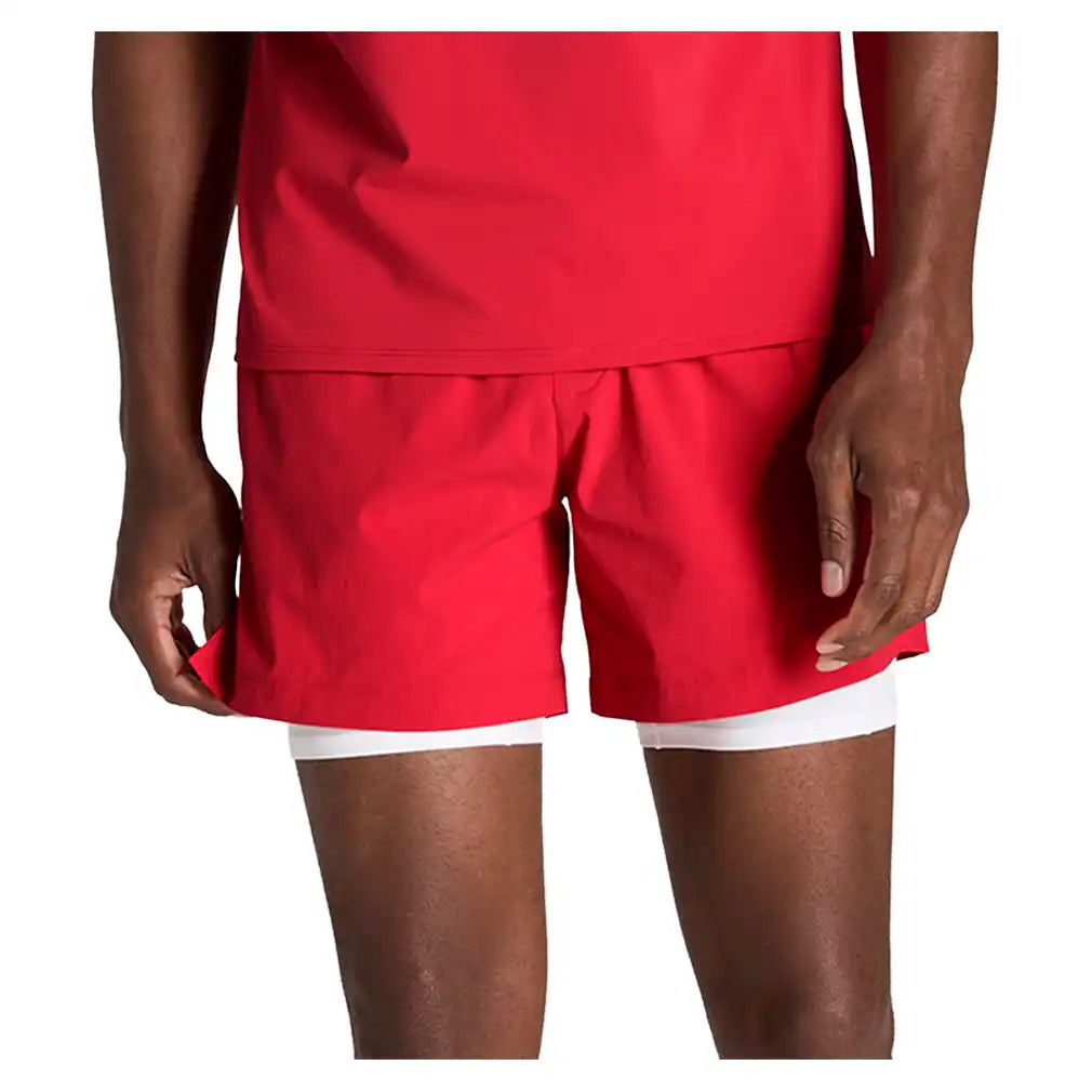 Men's Volley 6 Inch Unlined Short Varsity Red