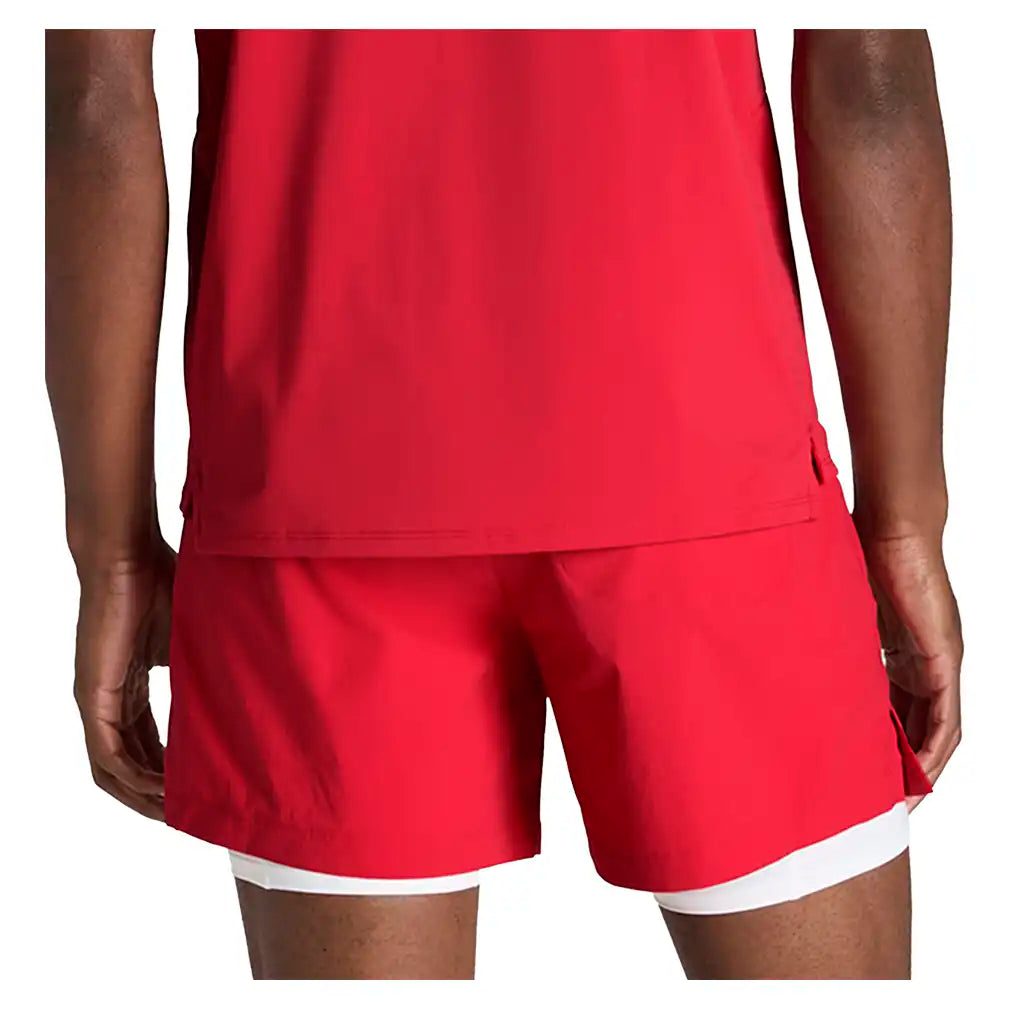 Men's Volley 6 Inch Unlined Short Varsity Red