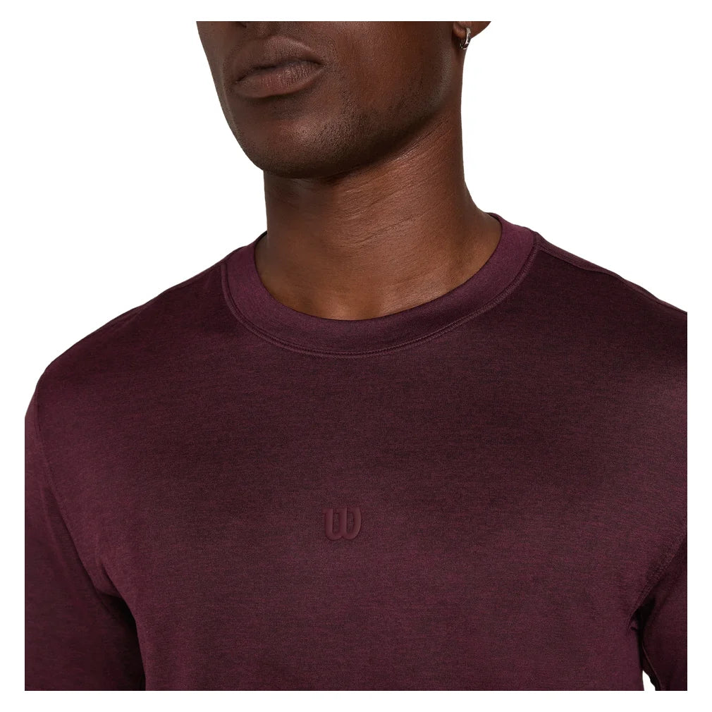 Men's Everyday Performance Tee Fig, Wilson, Pickleball Express, WM00011R043002-F26-3