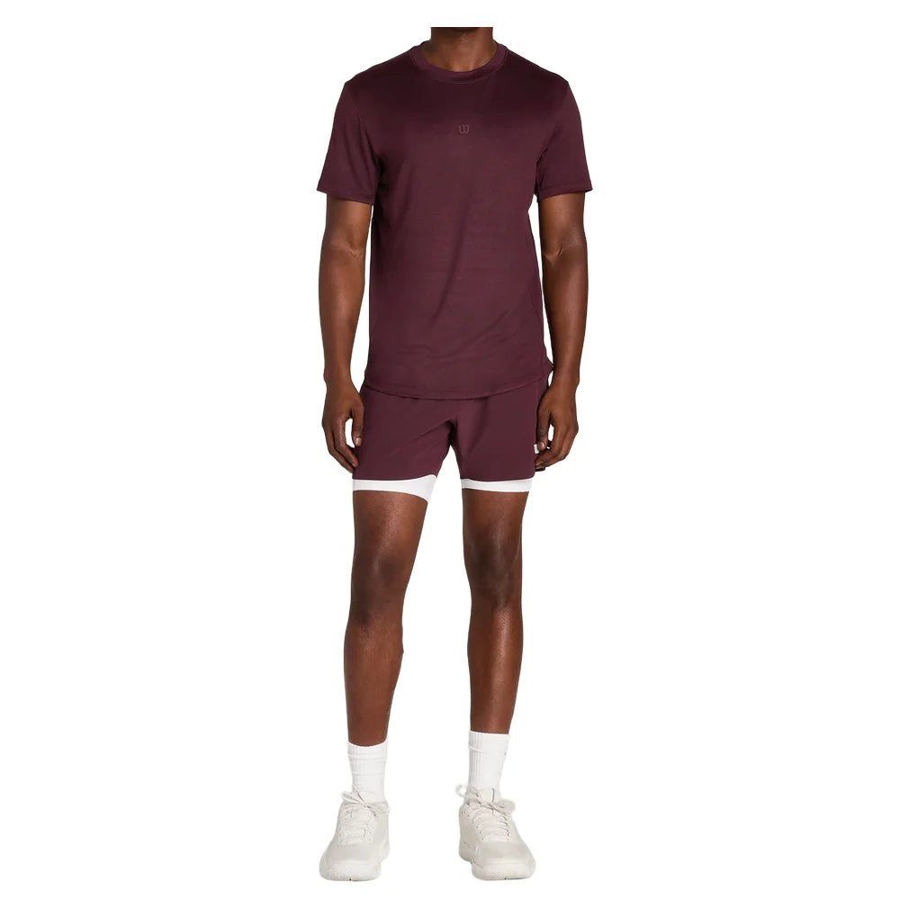 Men's Everyday Performance Tee Fig, Wilson, Pickleball Express, WM00011R043002-F26-4