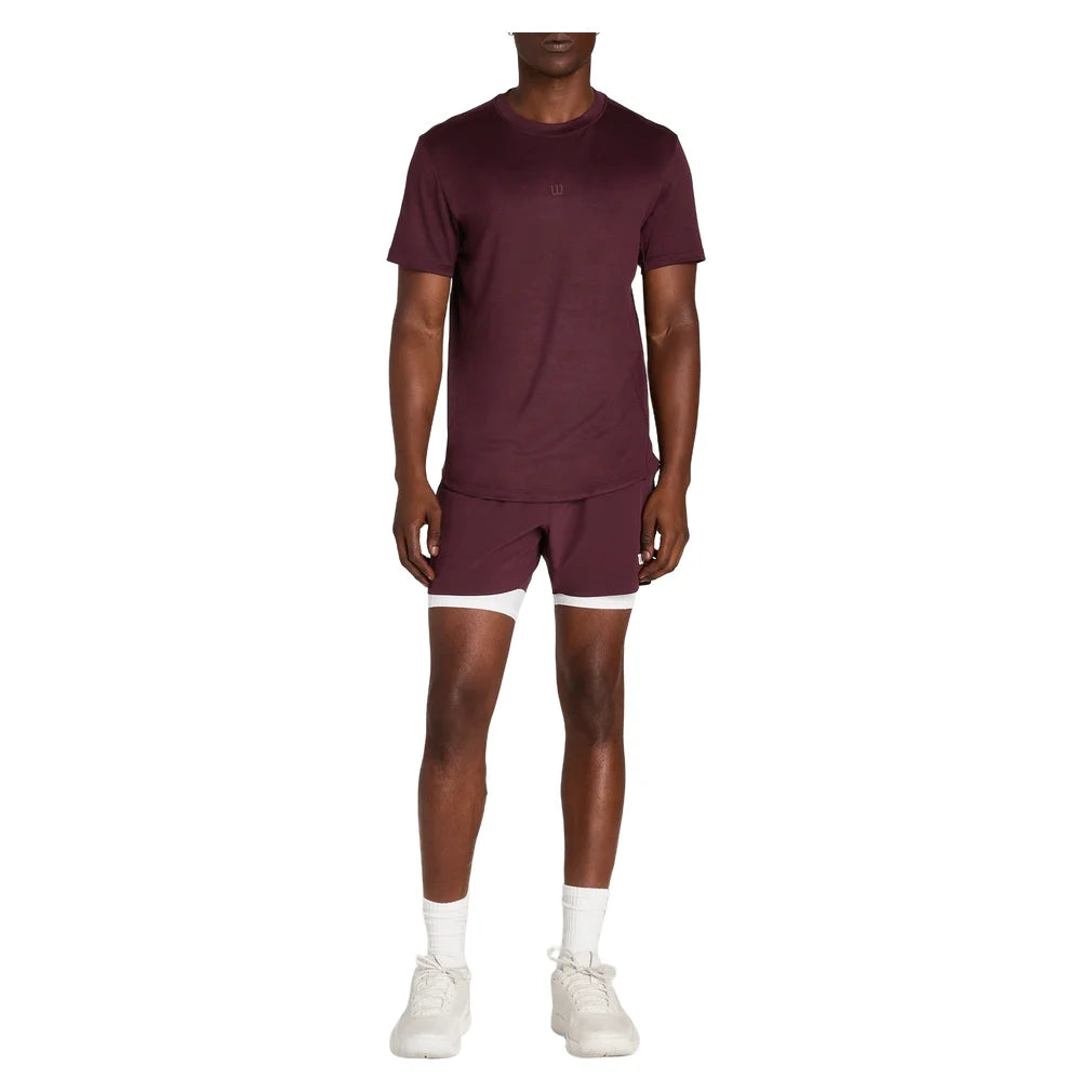 Men's Everyday Performance Tee Fig, Wilson, Pickleball Express, WM00011R043002-F26-7