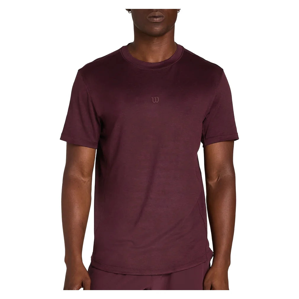 Men's Everyday Performance Tee Fig, Wilson, Fig, Pickleball Express, WM00011R043002-F26-FIG-1