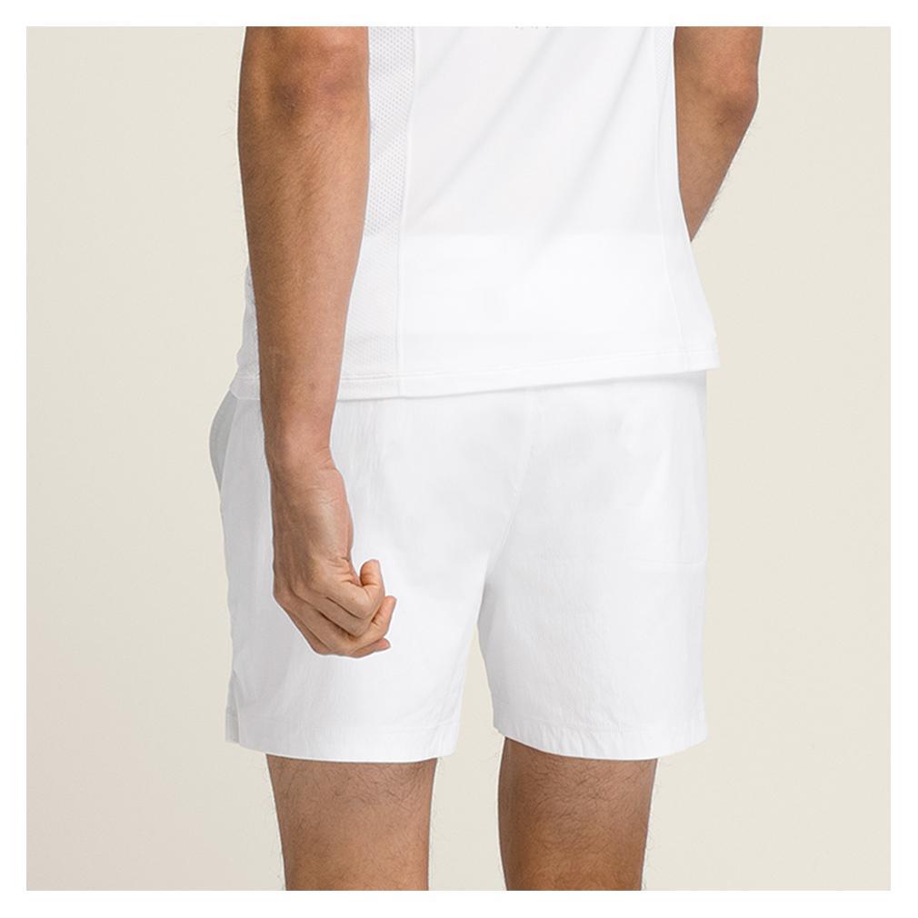 Men's Volley 6 Inch Short Bright White