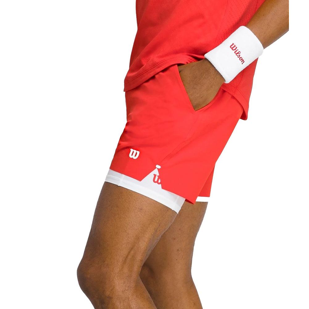 Men's 7 inch Unlined Tournament V2 Short Infrared