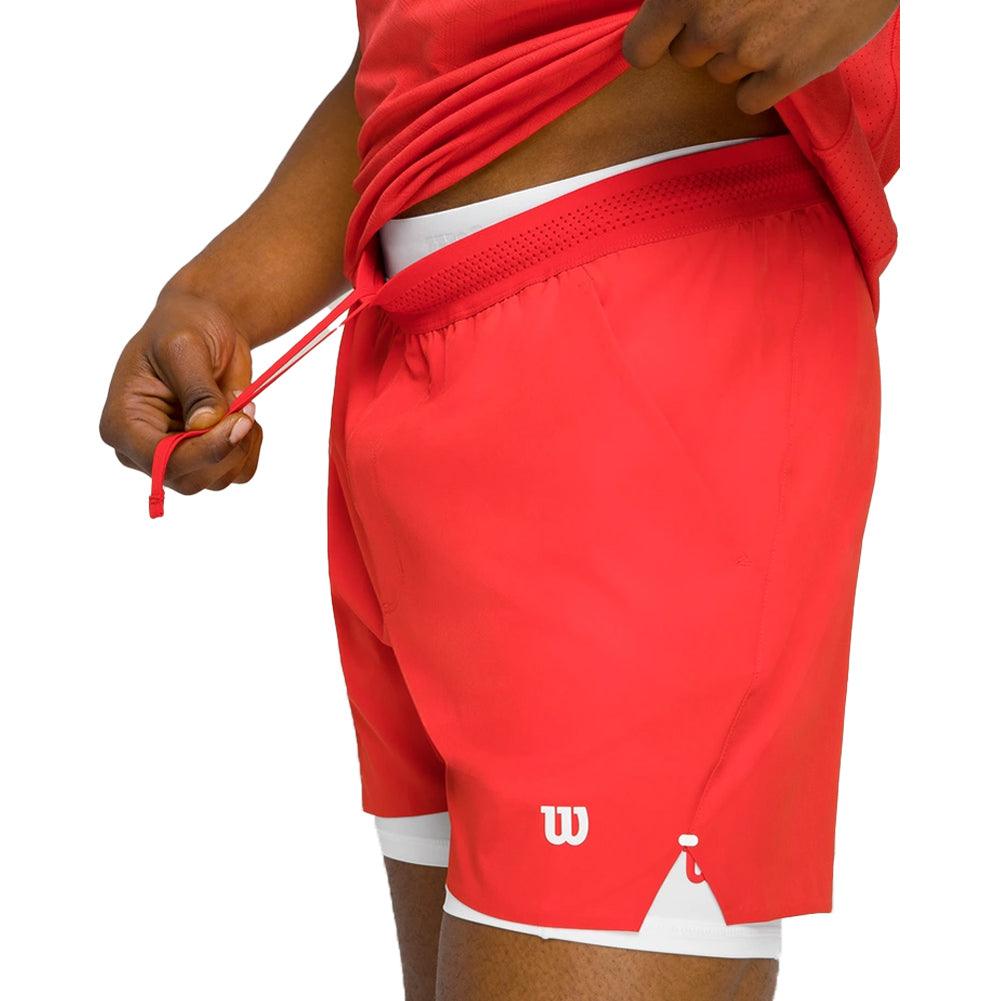 Men's 7 inch Unlined Tournament V2 Short Infrared