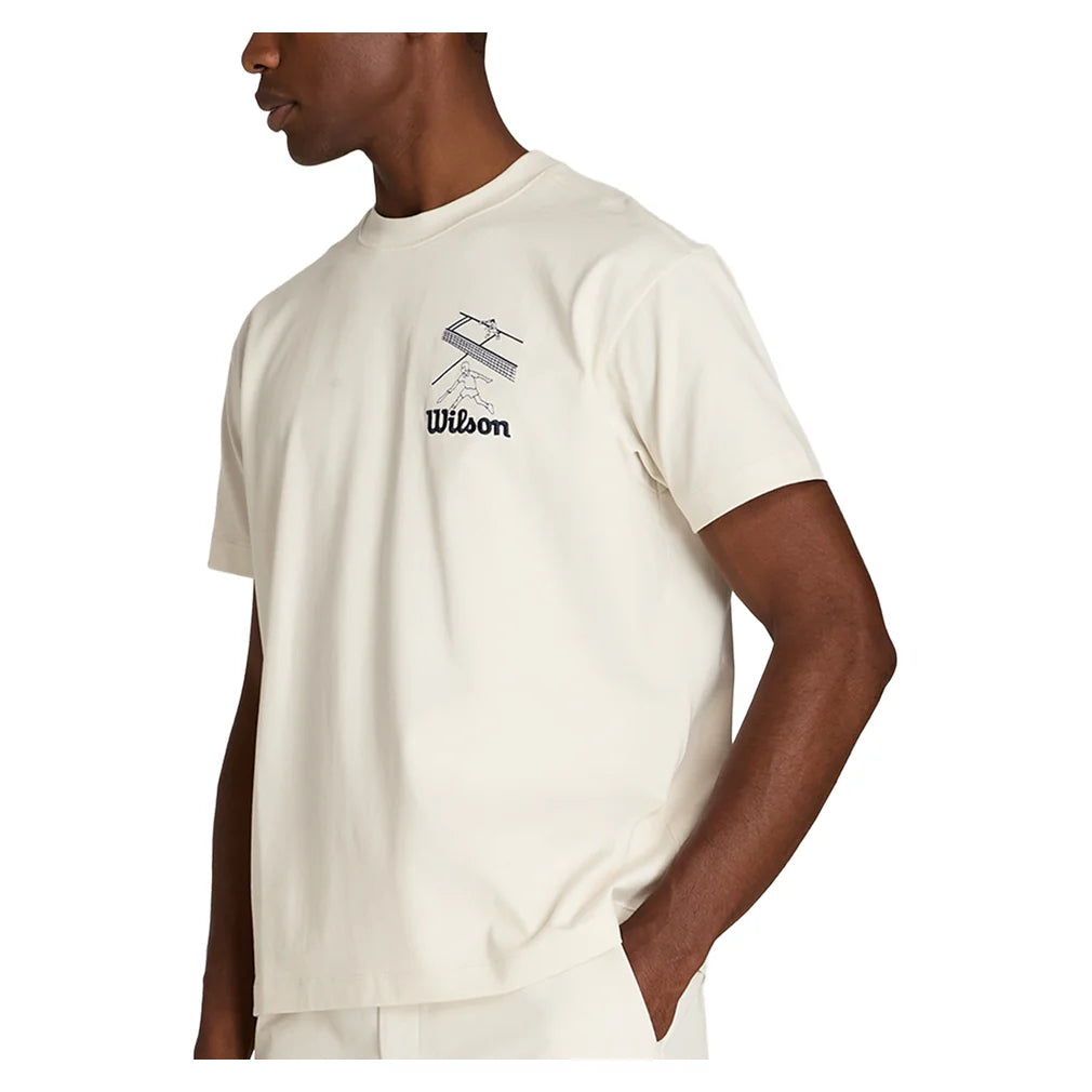 Men's Classic Graphic Tee Sandrift and Rain, Wilson, Pickleball Express, WN00016W002003-F26-2