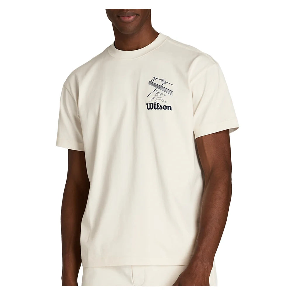 Men's Classic Graphic Tee Sandrift and Rain, Wilson, Sandrift/Rain, Pickleball Express, WN00016W002003-F26-SANDRIFT-RAIN-1
