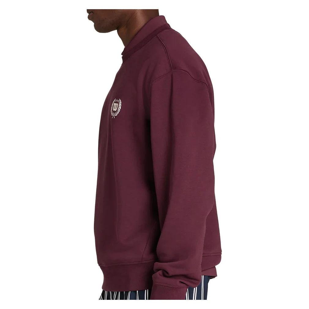 Men's Playstate Crew Sweatshirt Fig, Wilson, Pickleball Express, WN00049R043001-F26-2
