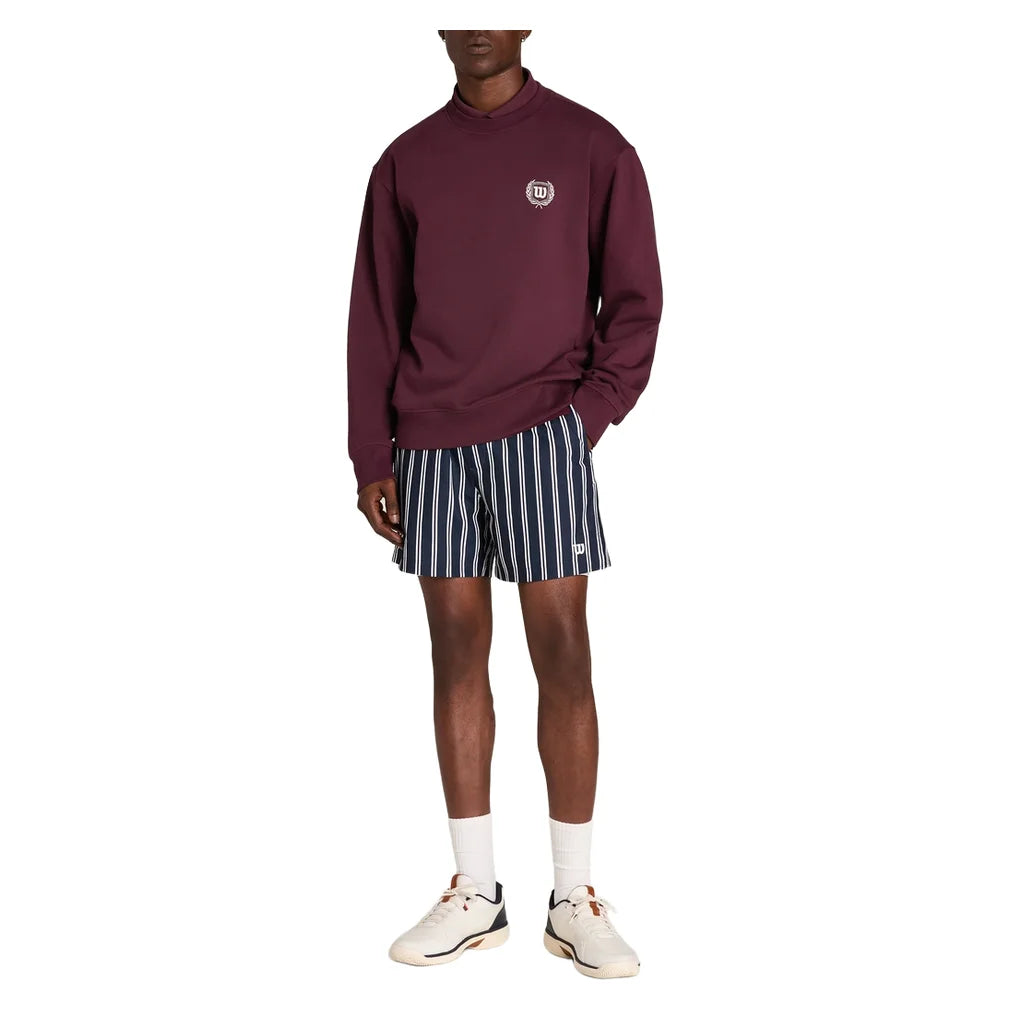 Men's Playstate Crew Sweatshirt Fig, Wilson, Pickleball Express, WN00049R043001-F26-5