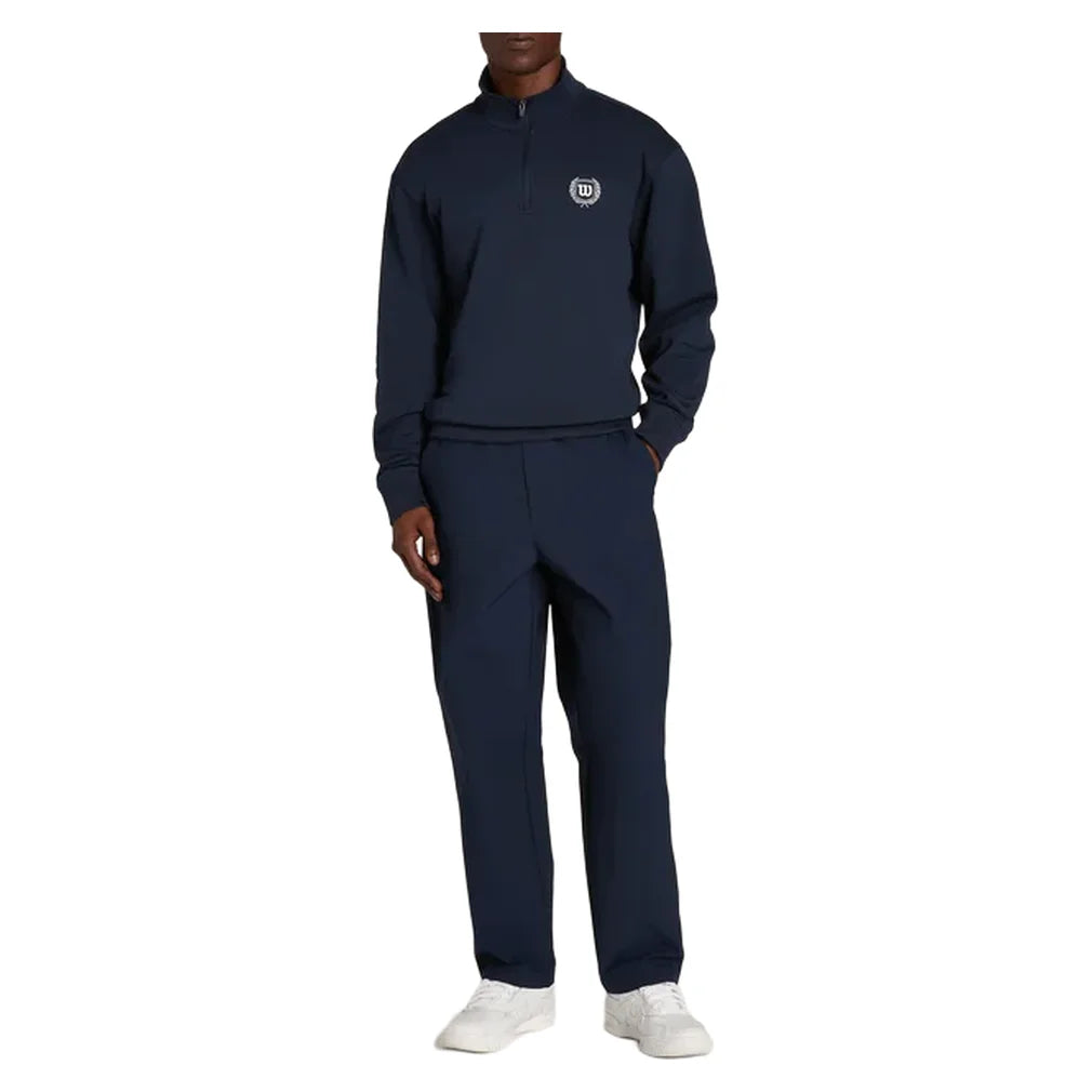 Men's Playstate Half Zip Sweatshirt Classic Navy, Wilson, Pickleball Express, WN00052U001004-F26-10