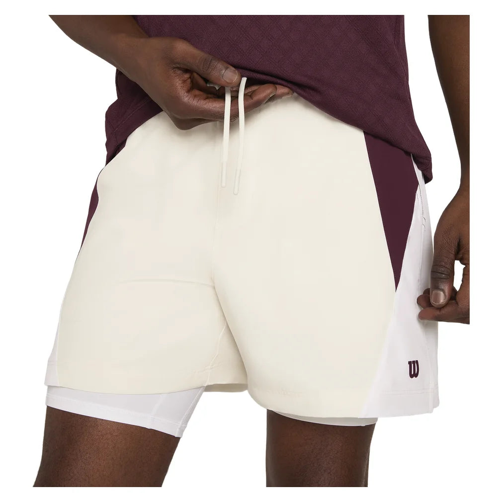 Men's Rush Rally Short Sandrift, Wilson, Sandrift, Pickleball Express, WN00122W002001-F26-SANDRIFT-1