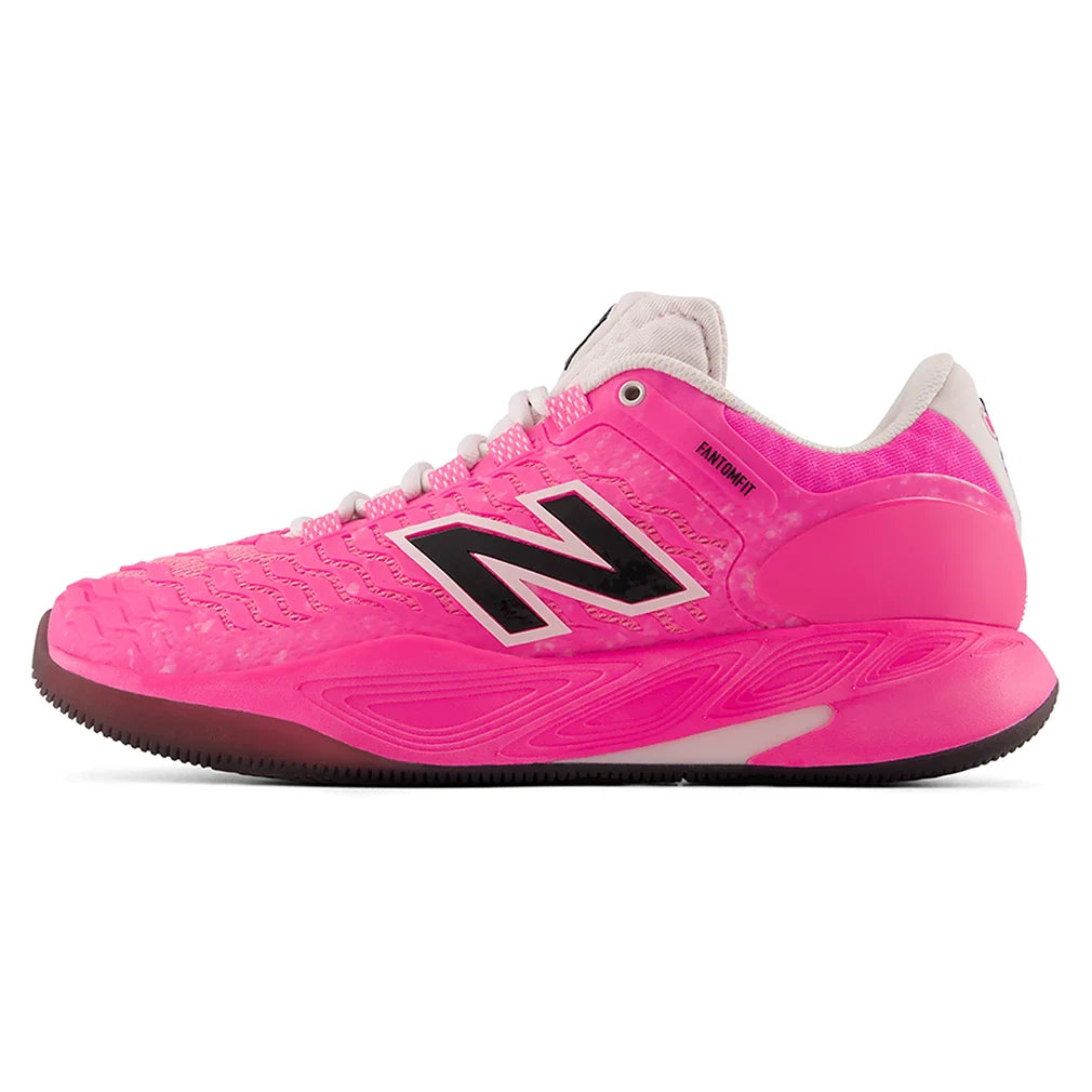 Women's Fresh Foam X CT-Rally v2 D Width Court Shoes Pink Heat and Black