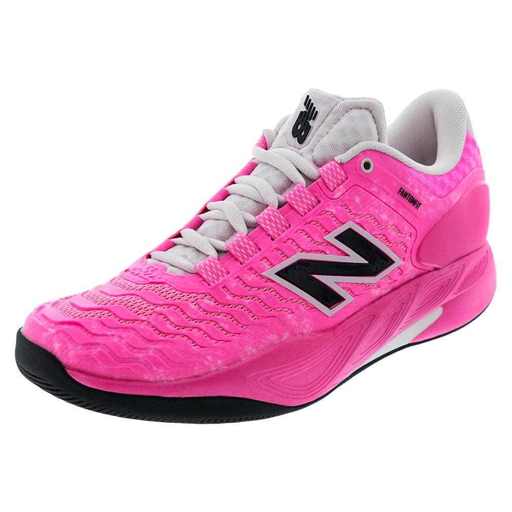 Women's Fresh Foam X CT-Rally v2 D Width Court Shoes Pink Heat and Black