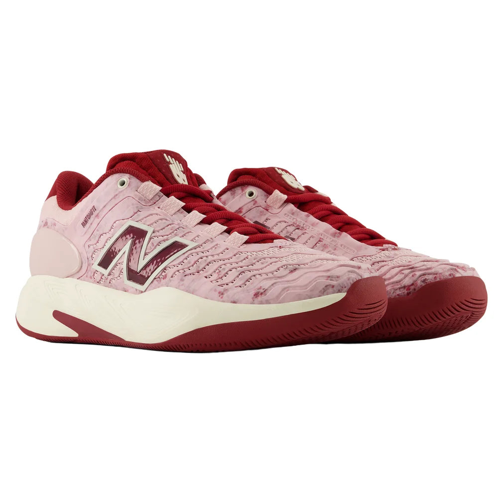 Women's Fresh Foam X CT-Rally v2 B Width Shoes Pink Chalk and Angora, New Balance, Pickleball Express, WRAL54ZB-F26-6