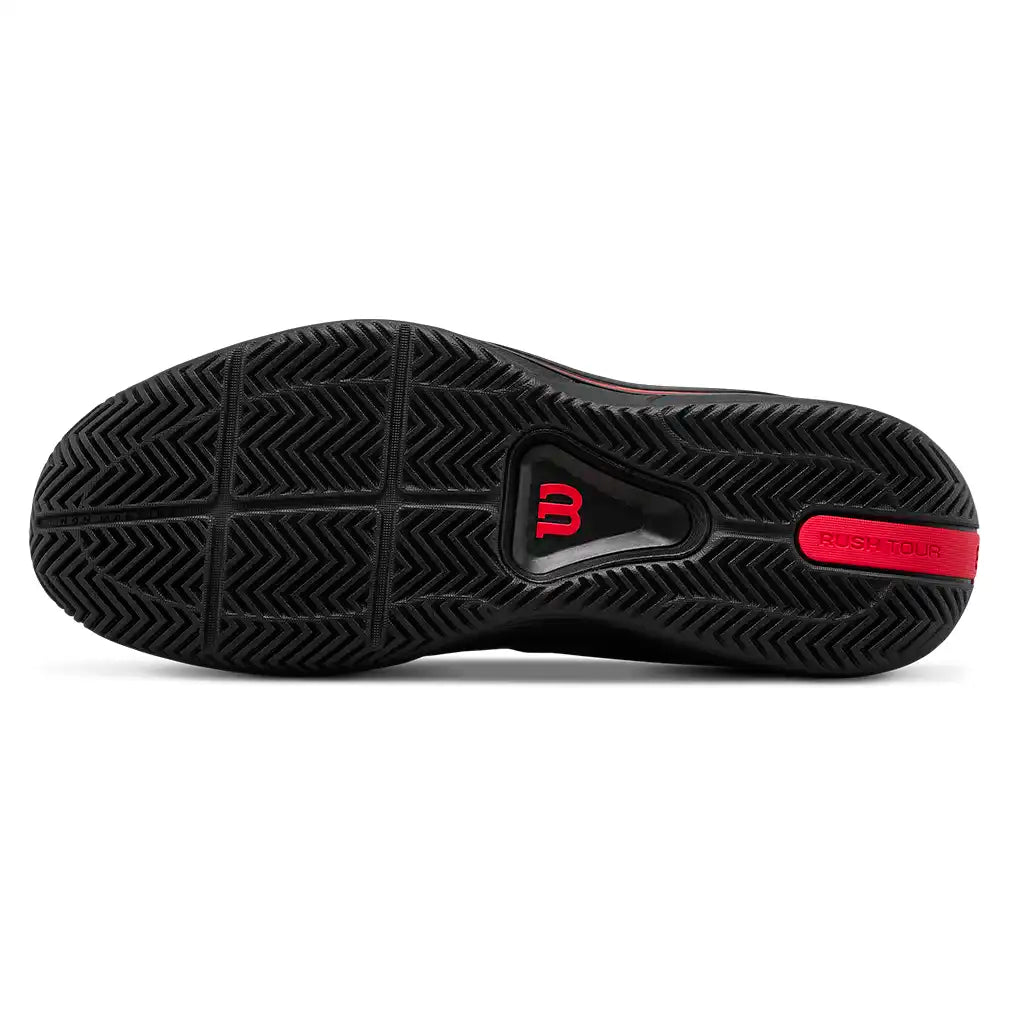 Men's RUSH TOUR 5 CTC Shoes Black and Wilson Red