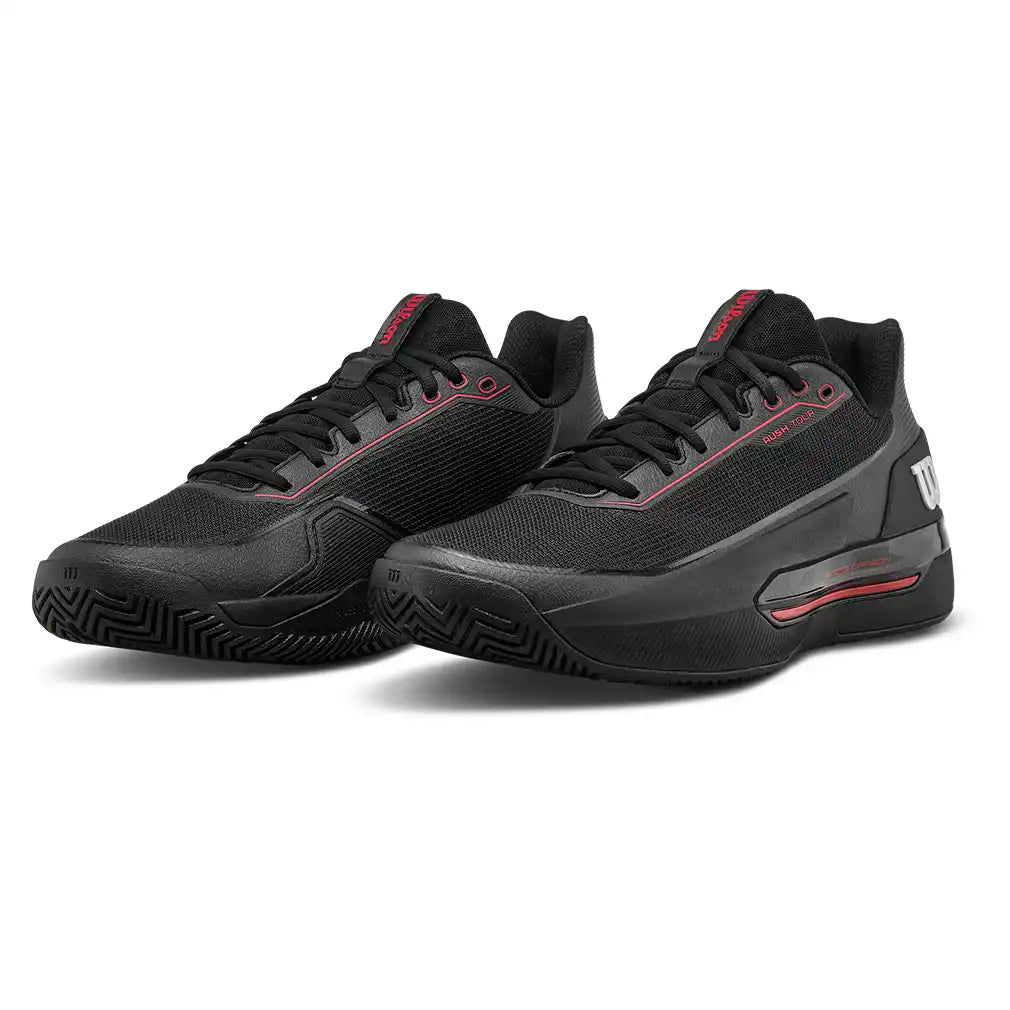 Men's RUSH TOUR 5 CTC Shoes Black and Wilson Red