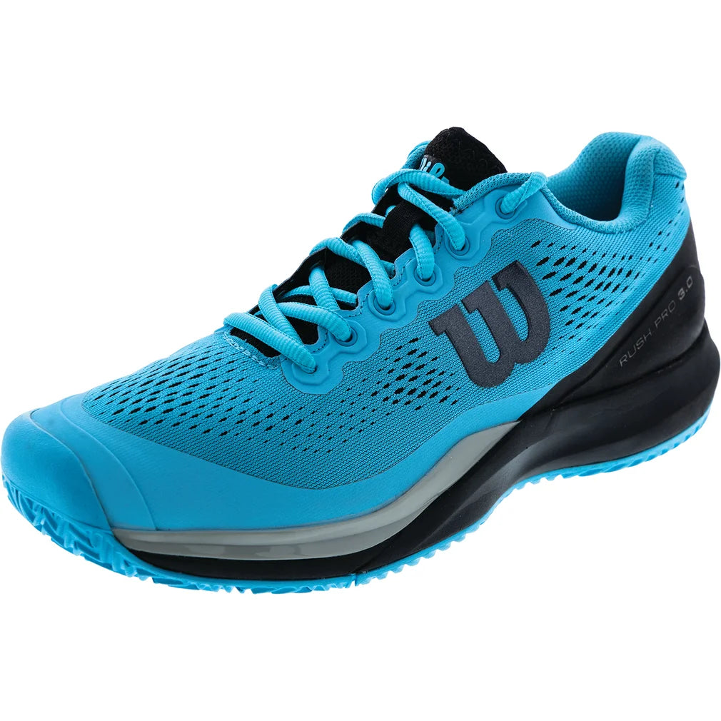 Men`s Rush Pro 3.0 Shoes, Wilson, Blue, Pickleball Express, WRS329960-B-BLUE-5