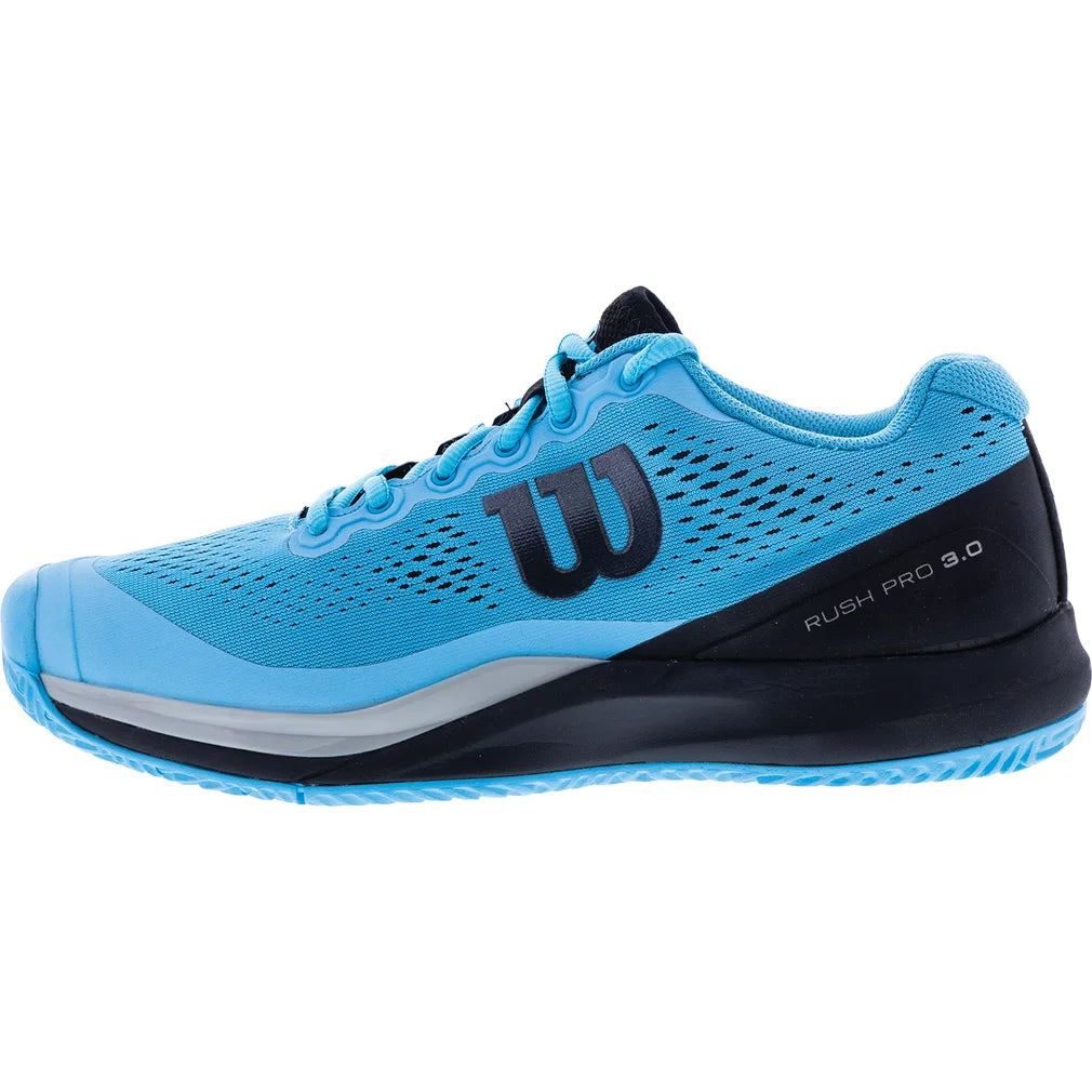 Men`s Rush Pro 3.0 Shoes, Wilson, Blue, Pickleball Express, WRS329960-B-BLUE-6
