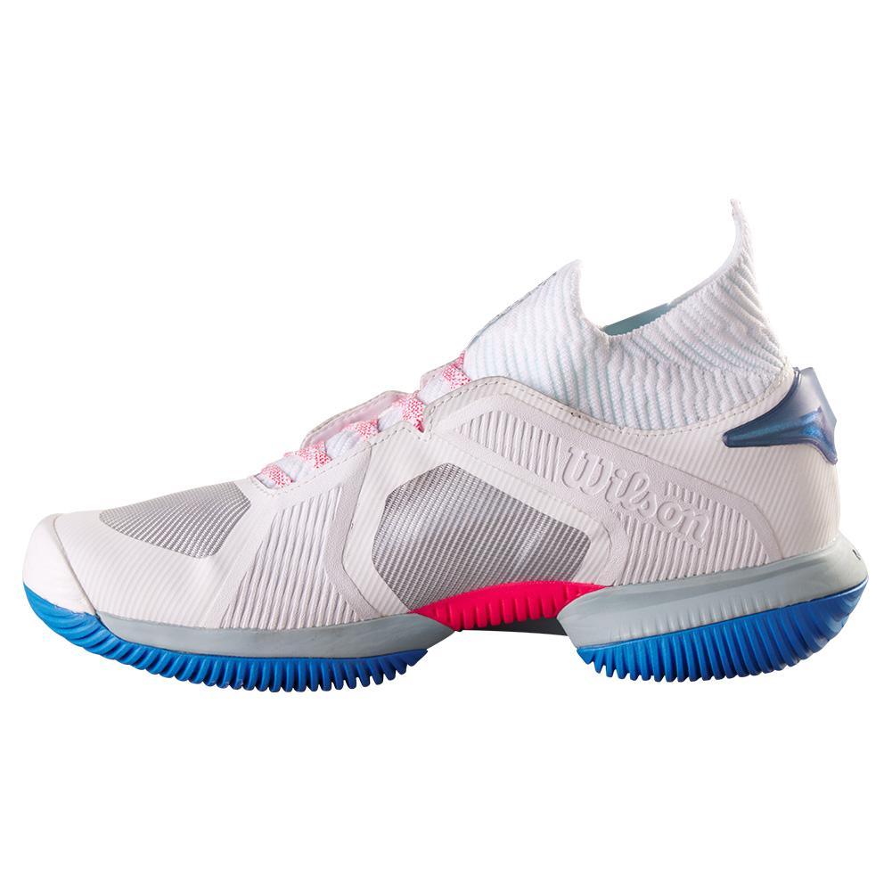 Women's Kaos Rapide SFT Court Shoes White and Cooling Spray