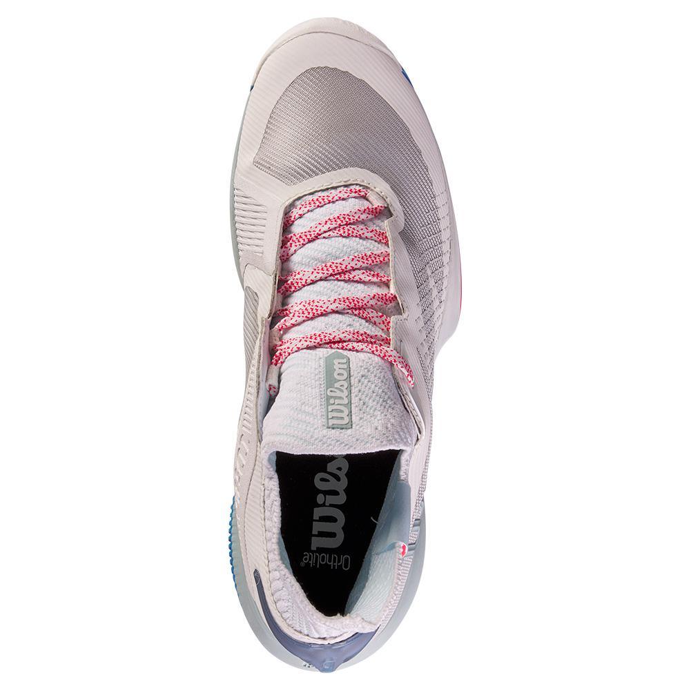 Women's Kaos Rapide SFT Court Shoes White and Cooling Spray