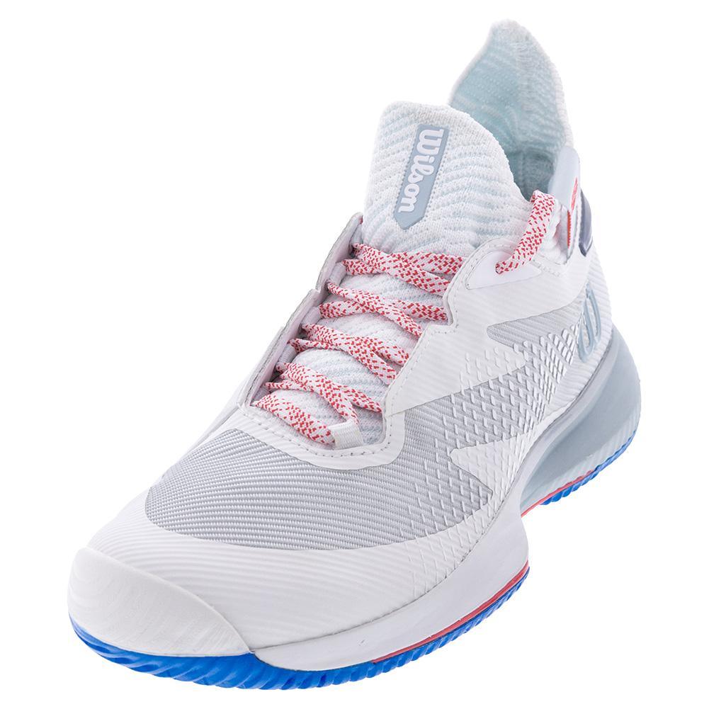 Women's Kaos Rapide SFT Court Shoes White and Cooling Spray