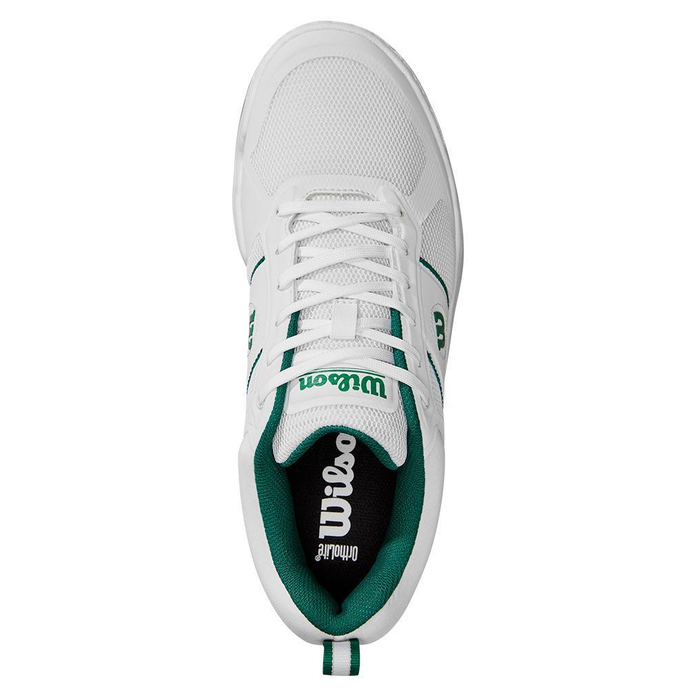 Men's Pickle Pro Pickleball Shoes White and Bosphorus