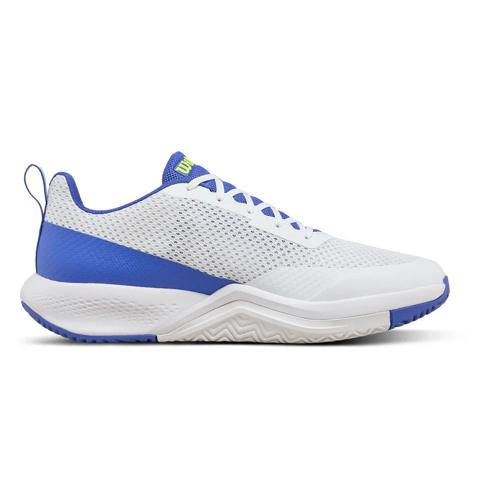 Men's Rush Pro Lite Court Shoes White and Amparo Blue