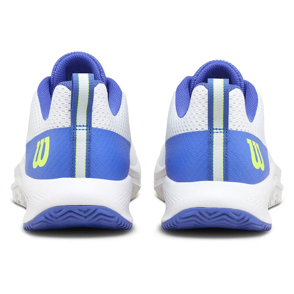 Men's Rush Pro Lite Court Shoes White and Amparo Blue