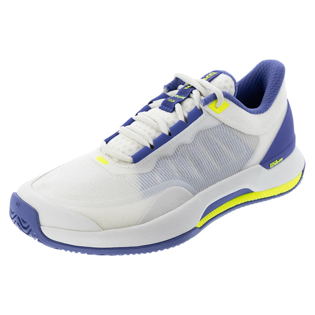 Women's Intrigue Tour Court Shoes White and Amparo Blue